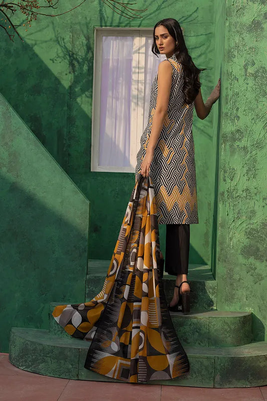 2 Piece Unstitched Printed Lawn Suit TL-52092